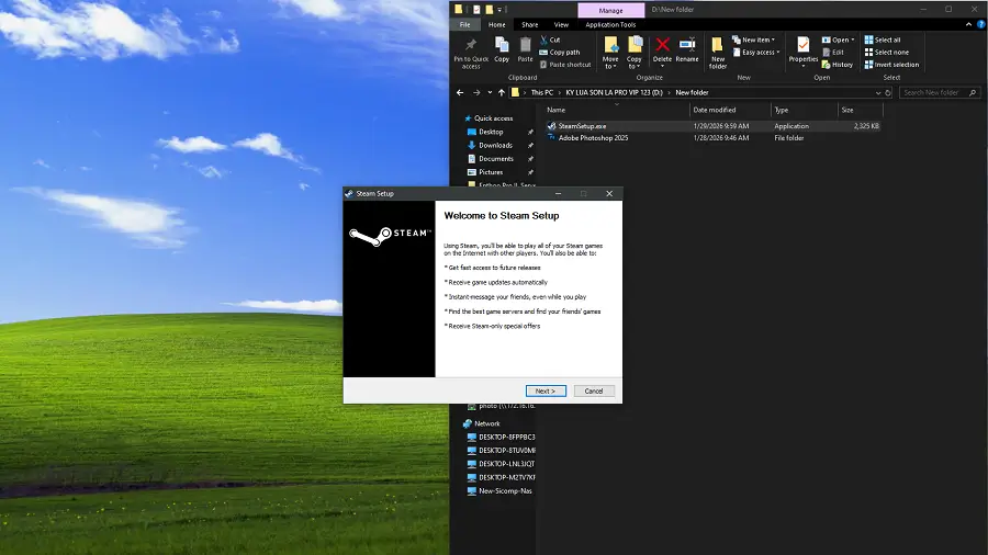 Steam Setup Các bước cài đặt Steam